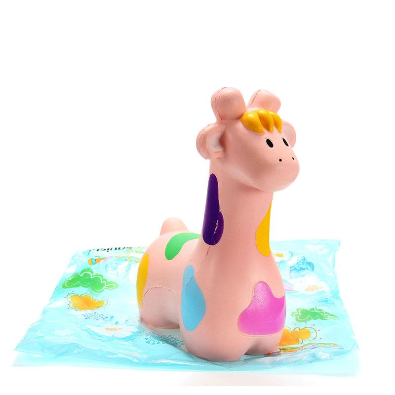 NO NO Squishy Giraffe Jumbo 20cm Slow Rising With Packaging Collection Gift Decor Soft Squeeze Toy. 