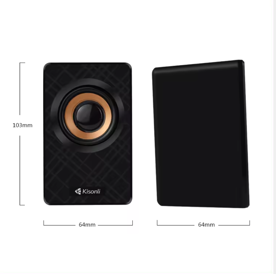 KISONLI KS-01 USB Multimedia Speaker For Laptop Desktop 6 KISONLI KS-01 USB Multimedia Speaker For Laptop Desktop - KISONLI KS-01 USB Multimedia Speaker For Laptop Desktop buy online Bangladesh Gadget Corner