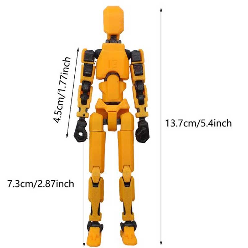 T13 Action Figure, Titan 13 Action Figure, Robot Action Figure,3D Printed Action. 