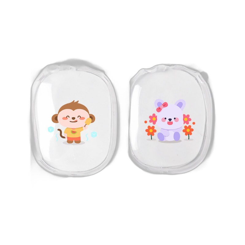 Over-ear bluetooth headphone case TPU transparent diy cartoon painted case for apple max headphone case. 