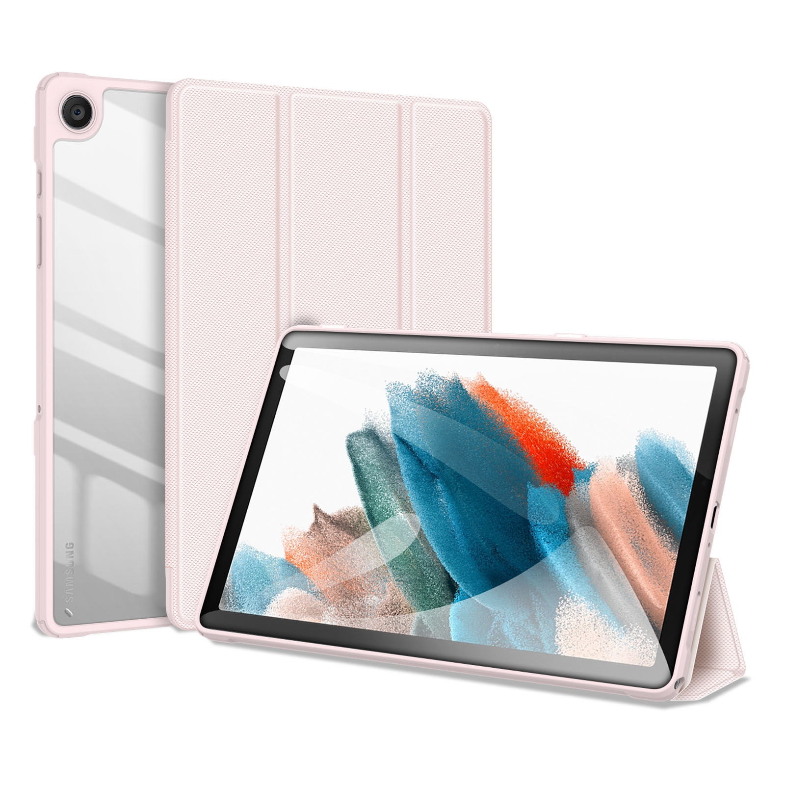 DUX DUCIS TOBY Series Antiskid Leather Tablet Case with Sleep / Wake-up Function For Samsung Galaxy Tab A9+