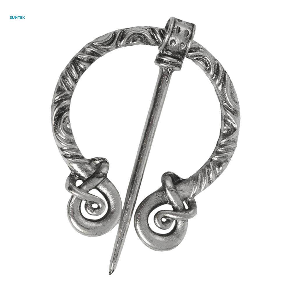 2x Buttons Badges Brooches Medieval Clasp Fibula Badge for Coat Sweater Jackets. 