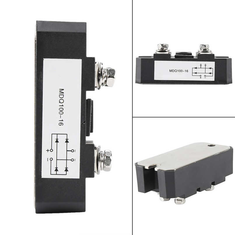 Single-phase diode bridge rectifier 100A 1600V 4-pole high power single-phase. 