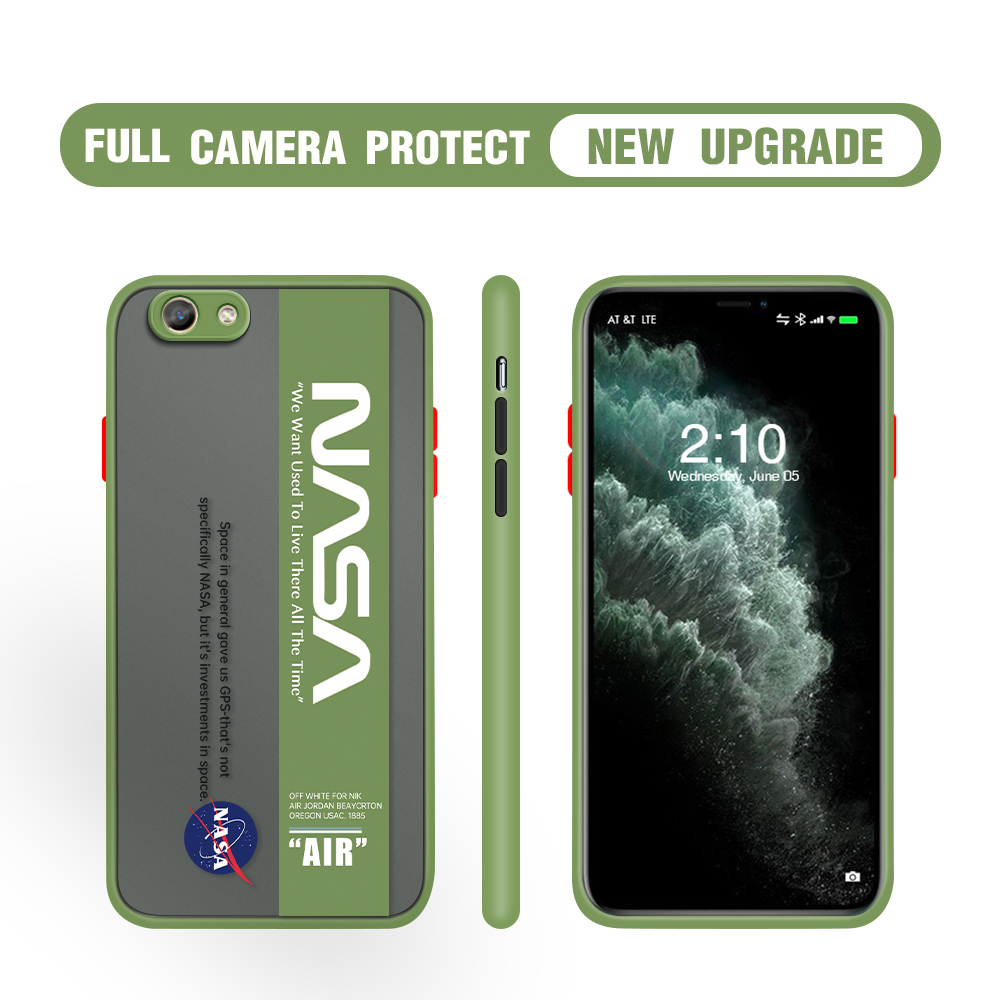 Hontinga for OPPO F1S Case Astronaut Space Logo Cases Edge Frosted Transparent Phone Cover. 