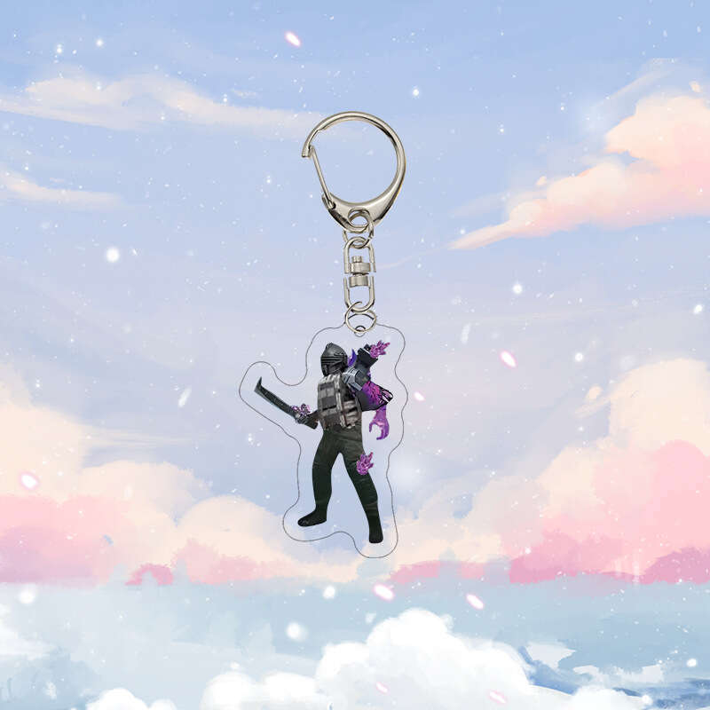 Mouse man, dark area breakout, Cheems, funny acrylic keychain game, peripheral backpack, pendant, batch stationery store. 