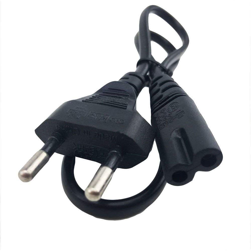 Universal AC 220v 2 Pin 2 Feet Length AC Power Cable Cord For Camera Printer Power Adapter Charger Trimmer Charger Light Etc
