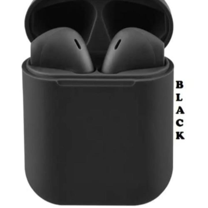 Exclusive i12 TWS Bluetooth 5.0 Earbuds with Charging Case - Bluetooth Headphone. 