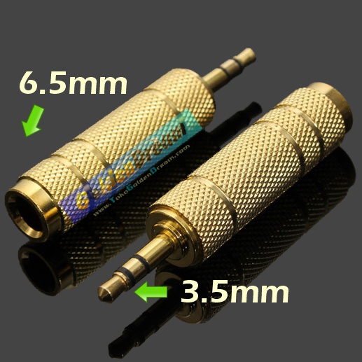 6.5 mm Female Plug To 3.5mm Male 