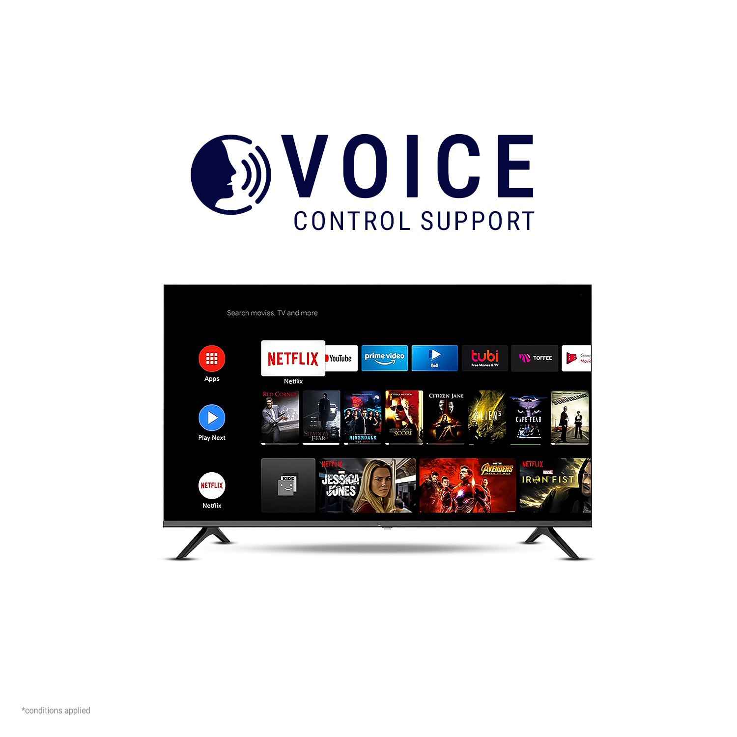 LG PLUS 43" FHD Frameless Android Smart TV