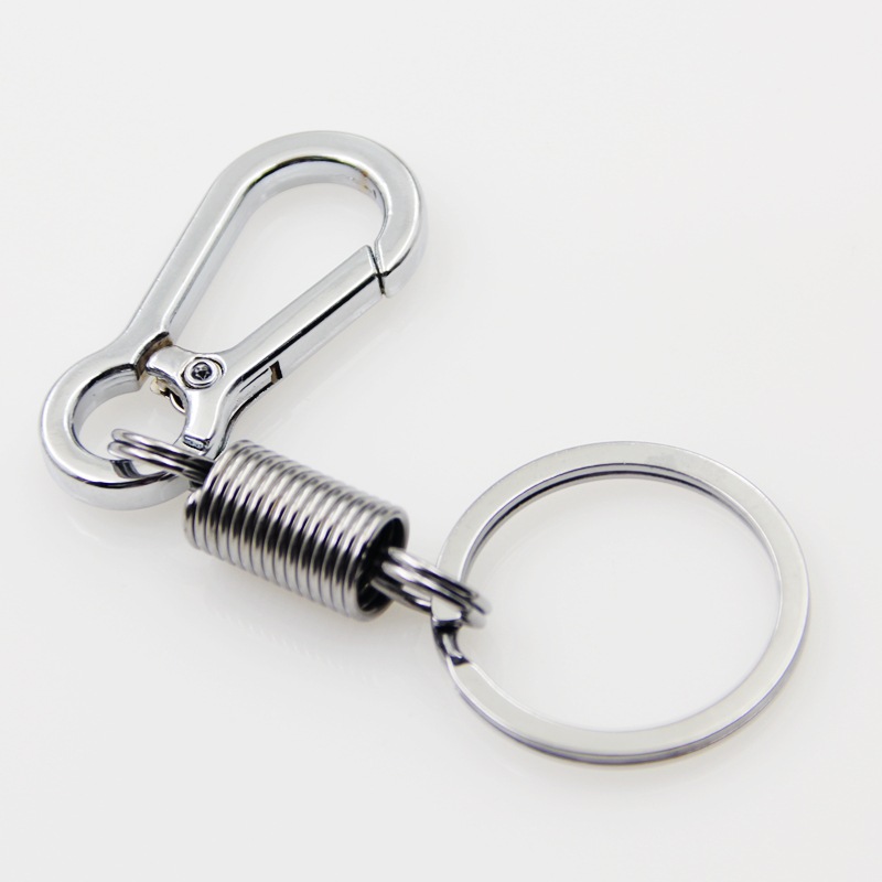 1pcs Spring Keychains- Climbing Hooks /Car Keychain /Classic Strong Keychain- Accessories Metal Key Chains. 
