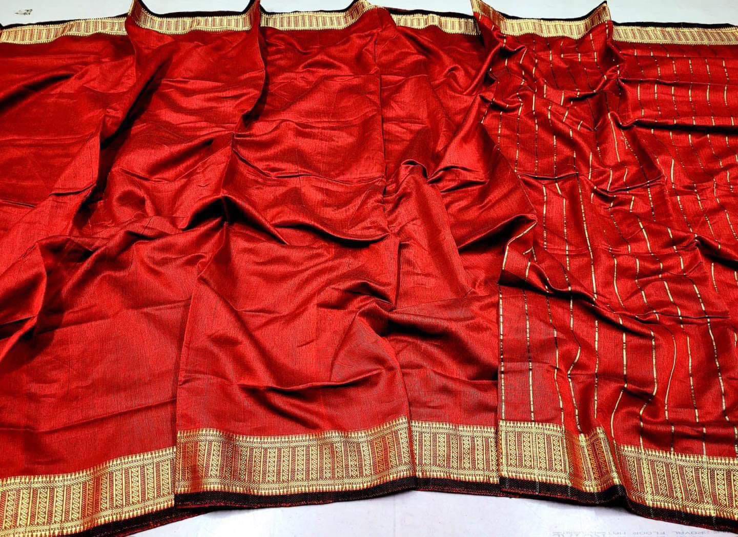 Half Silk Fashionable Chain Pire Saree For Women