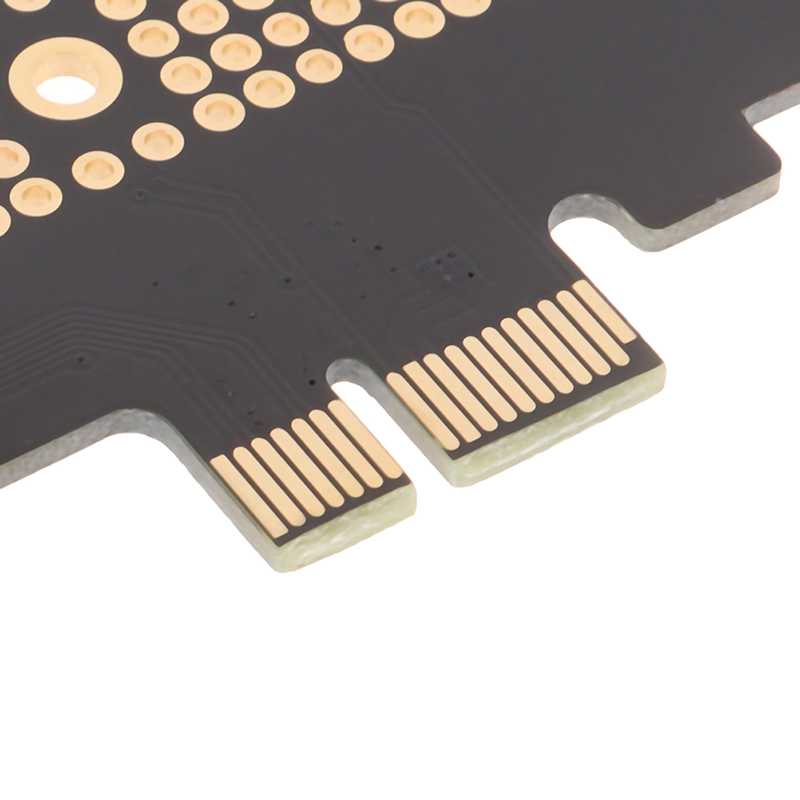 NVMe PCIe M.2 NGFF SSD to PCIe X1 4.0 adapter card with bracket. 