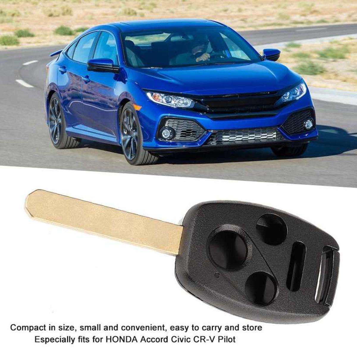 【Xiaofeng】New 3 1 Button Remote Key Fob hell Cae for HONDA Accord Civic -V