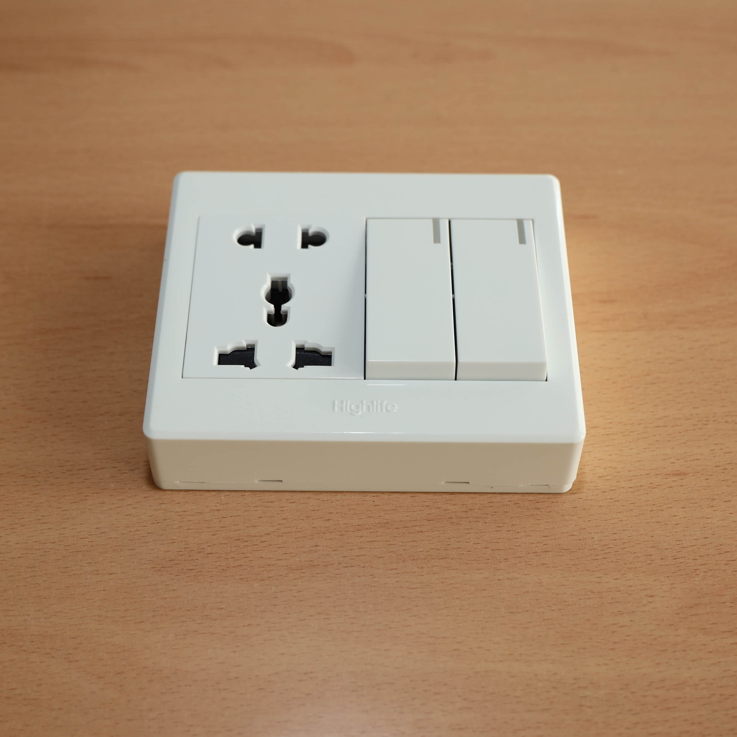 Electric Multi Socket 3 Pin Socket, 2 Pin Socket, MK Socket with Switch 5 Pin 2 Switch. 