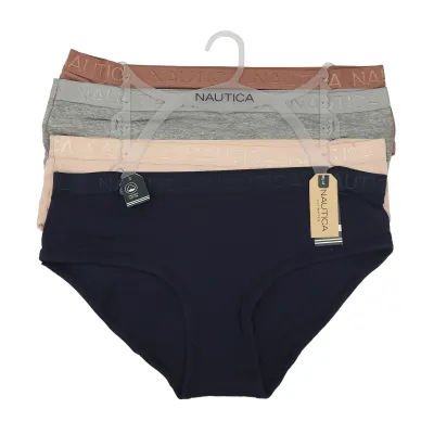 Nautica Girls' Underwear - Stretch Cotton Briefs (5 Pack)