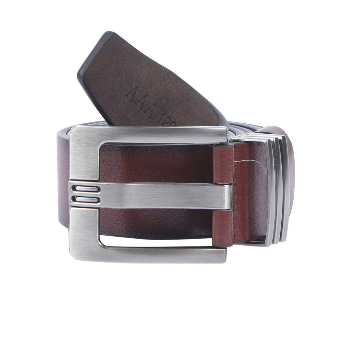 Brown Leather Formal Belt For Men