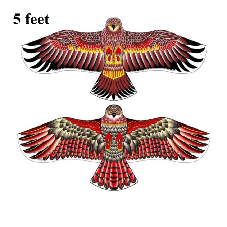 Chil kite multicolor New Design Stylized Eagle 3D hawk bird scarer kite. 