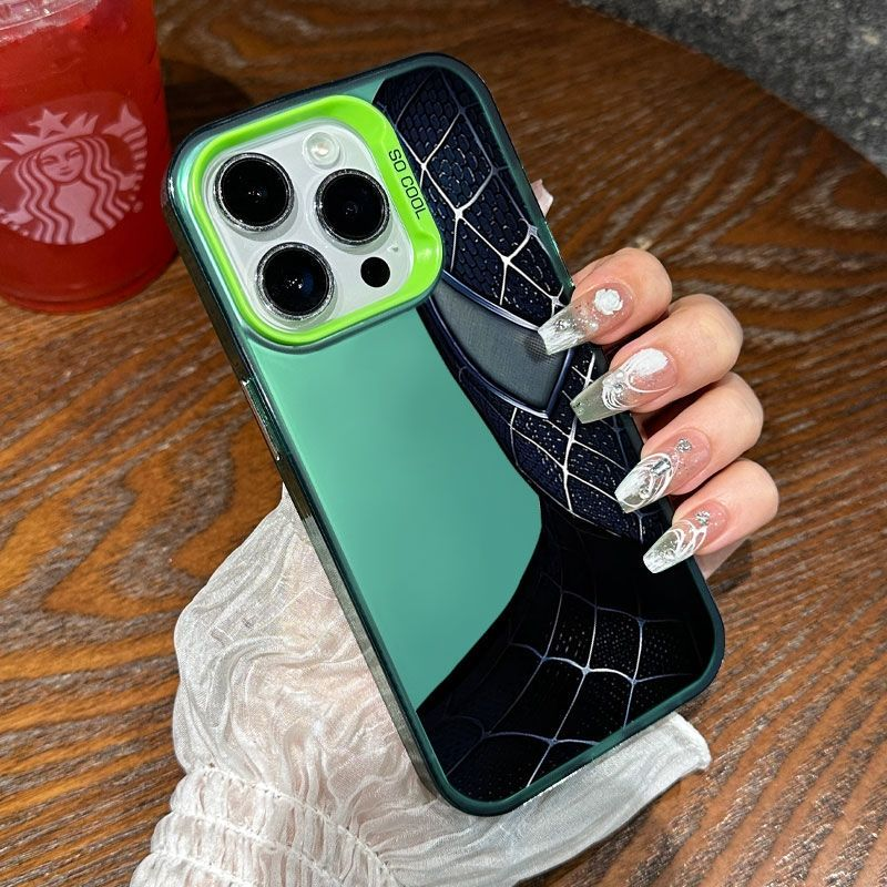 HOT Marvel Spider Man Half Face Cool Phone Case For iPhone 15 14 13 12 11 Pro Max XR XS 7 8 Plus Y2K Soft Anti Fall Cute Cover. 