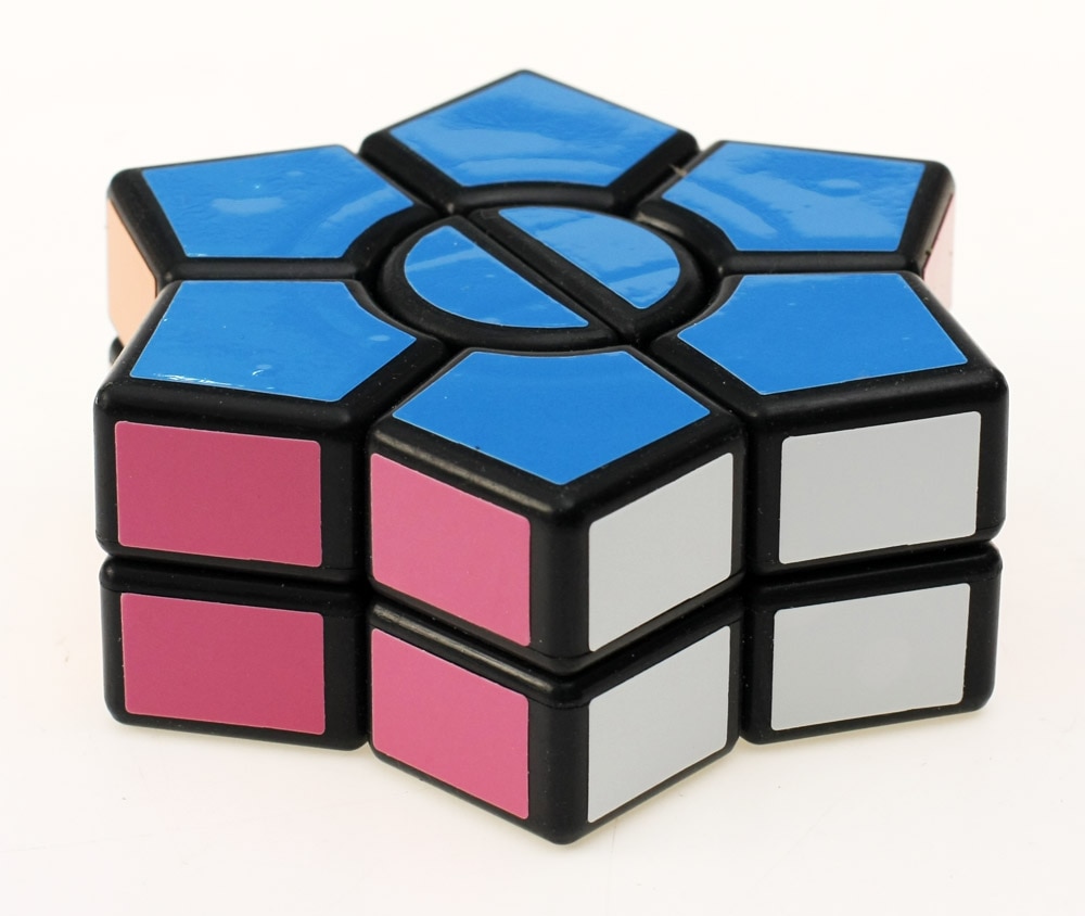 【happy one】DianSheng Hexagram two-layer Hexagon Speed Magic Cube Twist Puzzle Educational Colorful Puzzle Professional. 