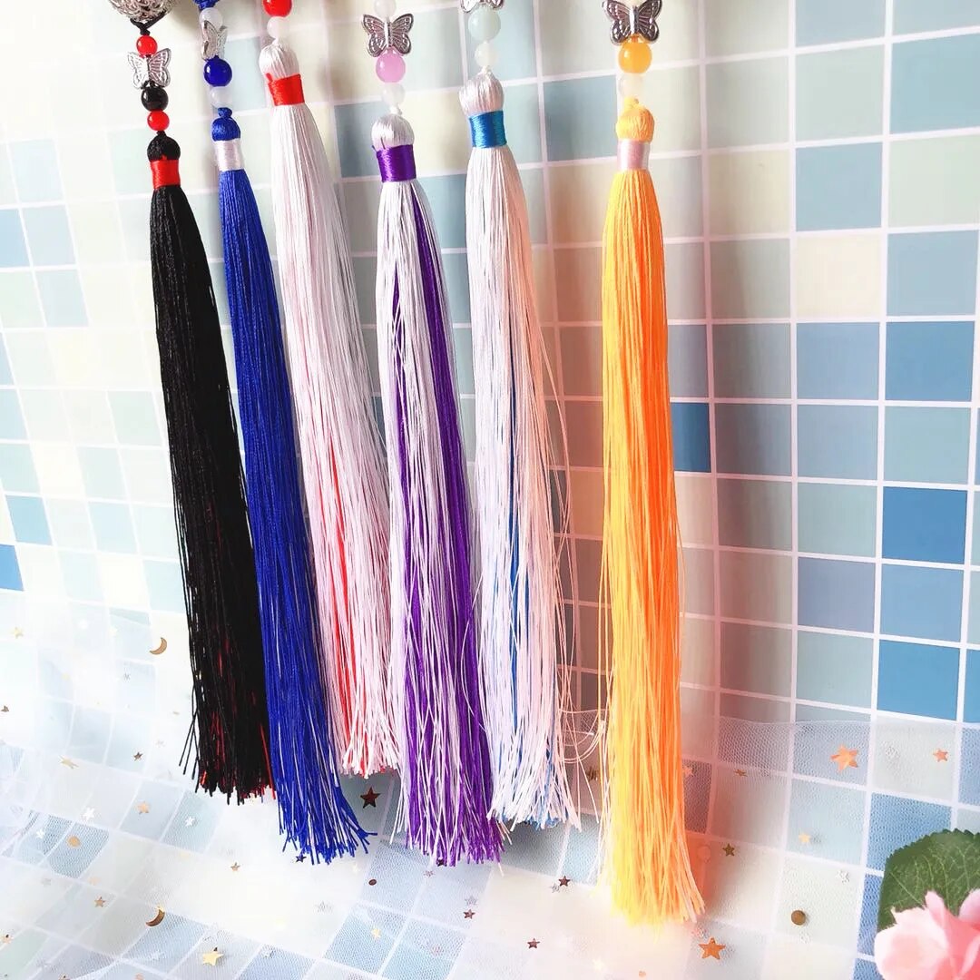 【Mary DAI Store】MO Dao Zhu Shi WeiWu Xian LanZhan Bell Tassel Pendant  bag charm. 