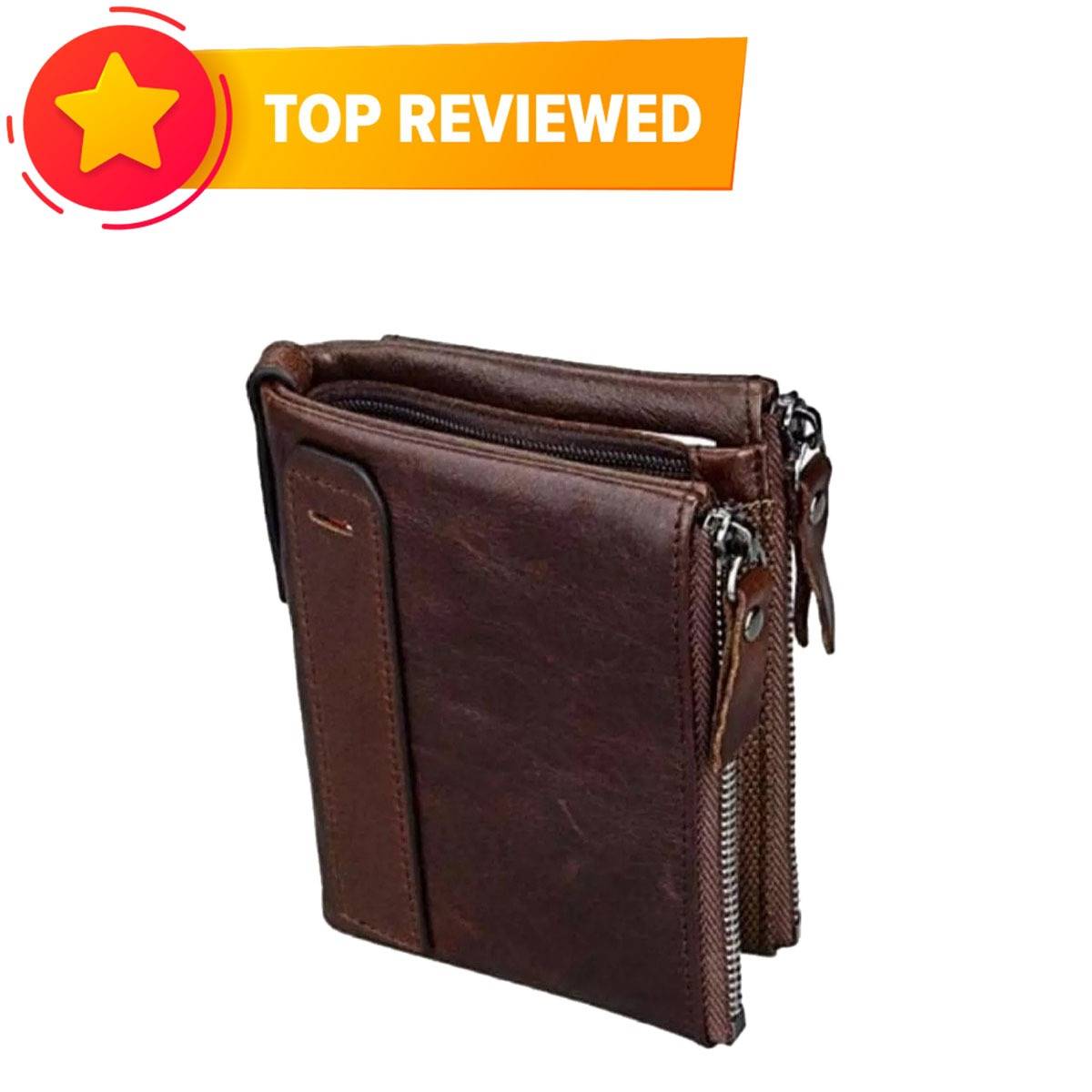 two zipper wallet