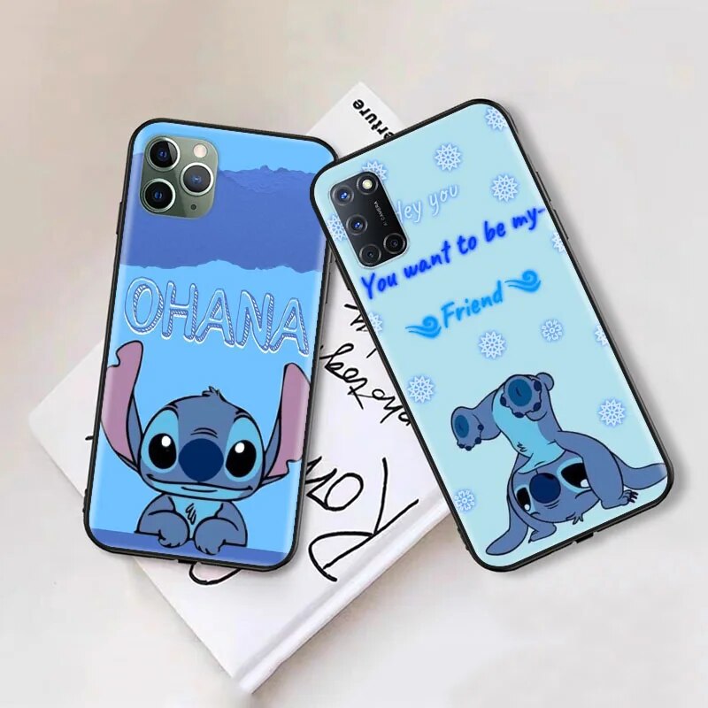 Black Case for Xiaomi POCO C3 C40 Redmi 10C 10A Note Mi 10 10t 10S Pro 5g Cover Z-46 Stitch. 