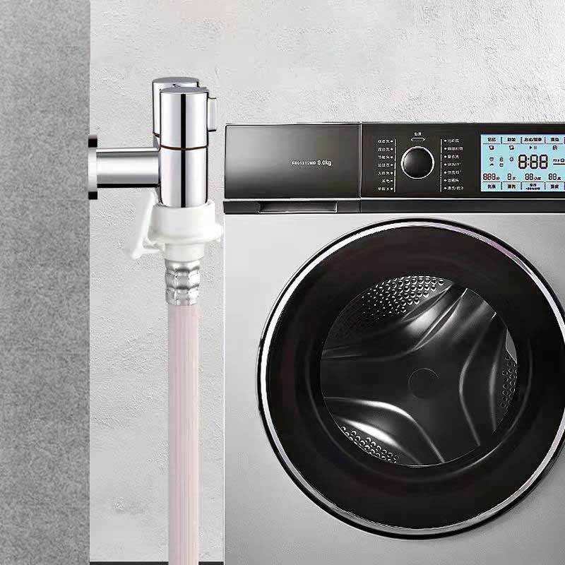 （New）1Pc G1/2 Zinc Alloy Three-way Filling angle Valve wall mount One Into Two Out water Cleaning prayer bathroom Acceorie. 