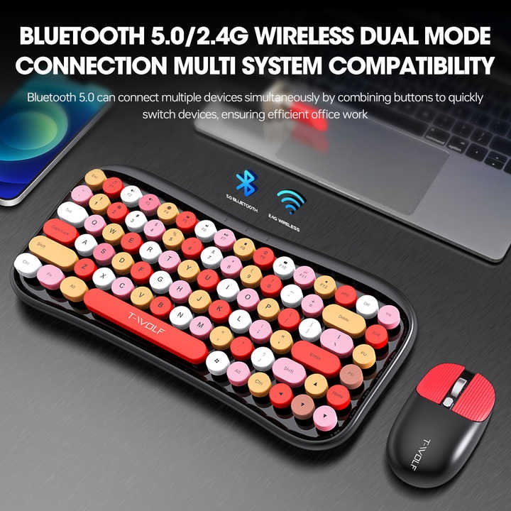 T-Wolf TF660 Wireless Keyboard Mouse Combo. 