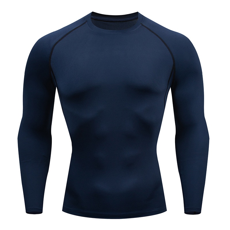 Men Workout Long Sleeve T- shirt Spring Autumn Gym Running Sport Men's T-shirts Fitness Sportswear Outdoor Tops For Men Clothes. 