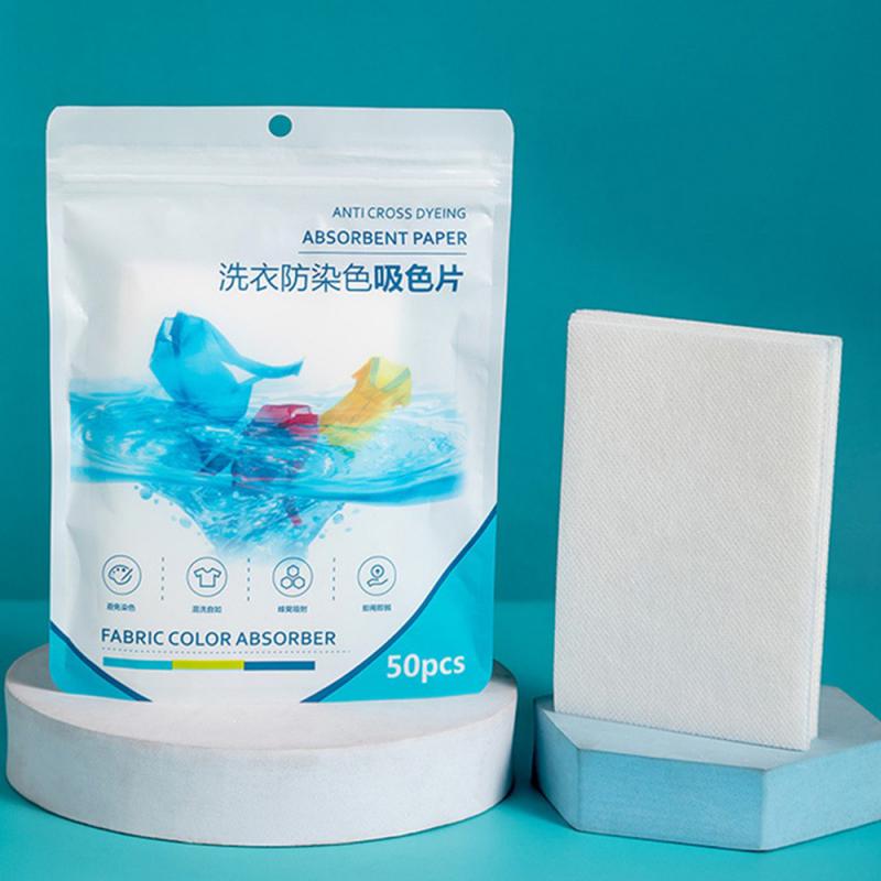 Laundry Detergent Tablet Sheet Washing Wipe Washing Machine Tide Color Catcher Grabber Sheet Bubble Cloth Anti Dyed Home. 