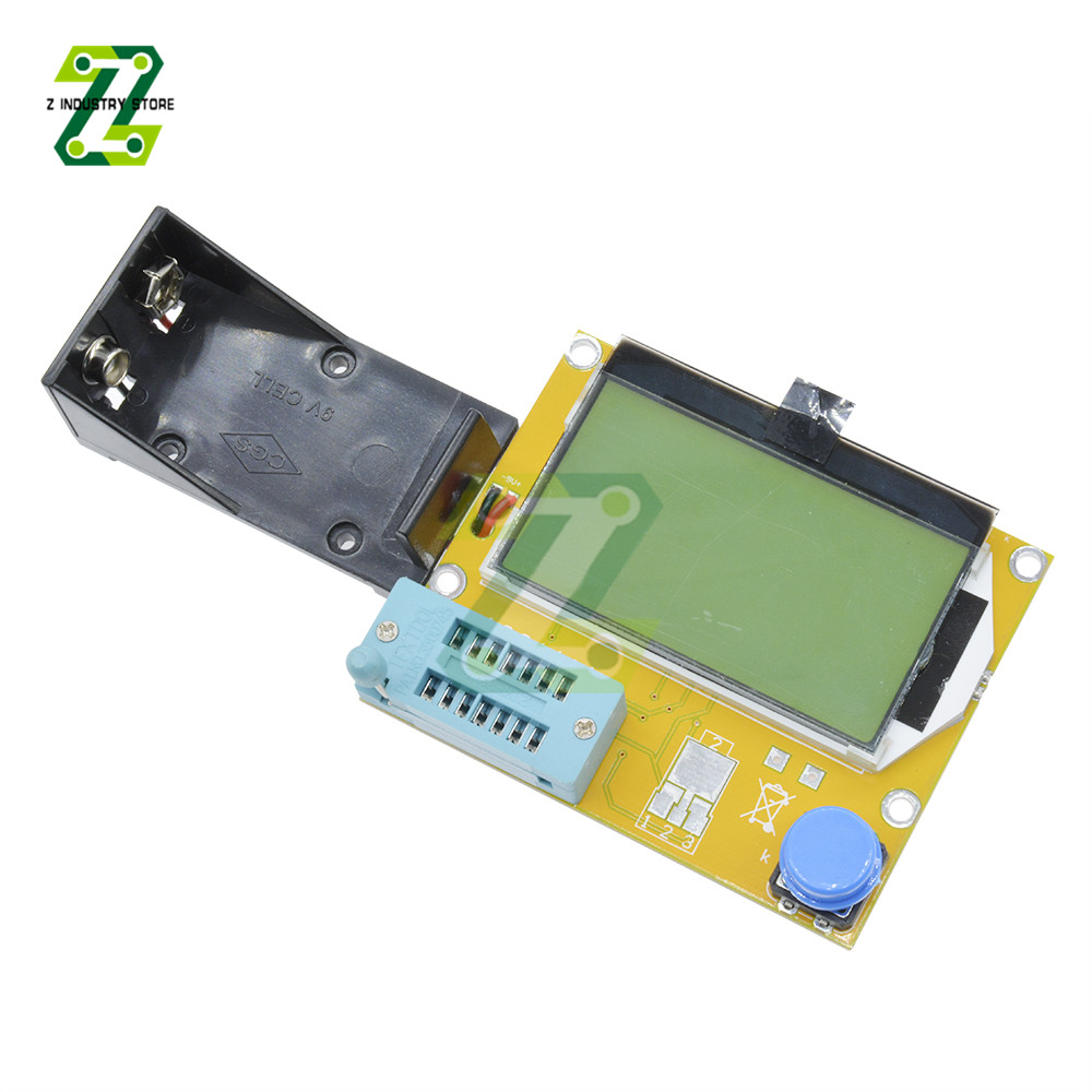 LCR-T4 Transistor Tester Mega328 M328 Diode Triode Capacitance Meter Multimeter For MOS PNP NPN LCR Meter. 