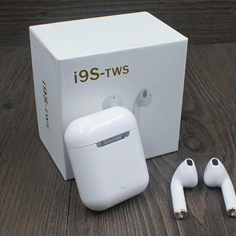 i9s TWS Wireless Headphones Bluetooth 5.0 Earphones Headset Pop-up Window Earbuds With Mic For iPhone Android - Bluetooth Headphone - Bluetooth Headphone - Air Buds - Tws - Bulotooth Headphone. 