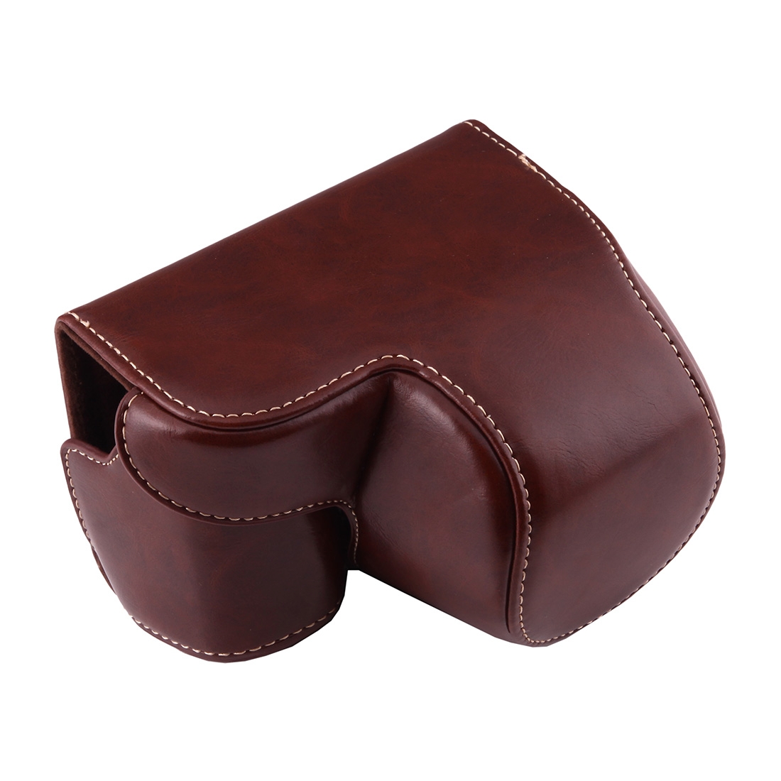 (COD) Full Body Camera PU Leather Case Bag with Strap for Sony A6000 / A6300 / Nex 6. 