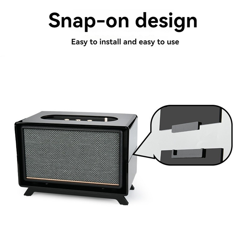 Retro Acrylic Desktop Display Stand for Acton III Bluetooth Speaker Organize and Showcase. 