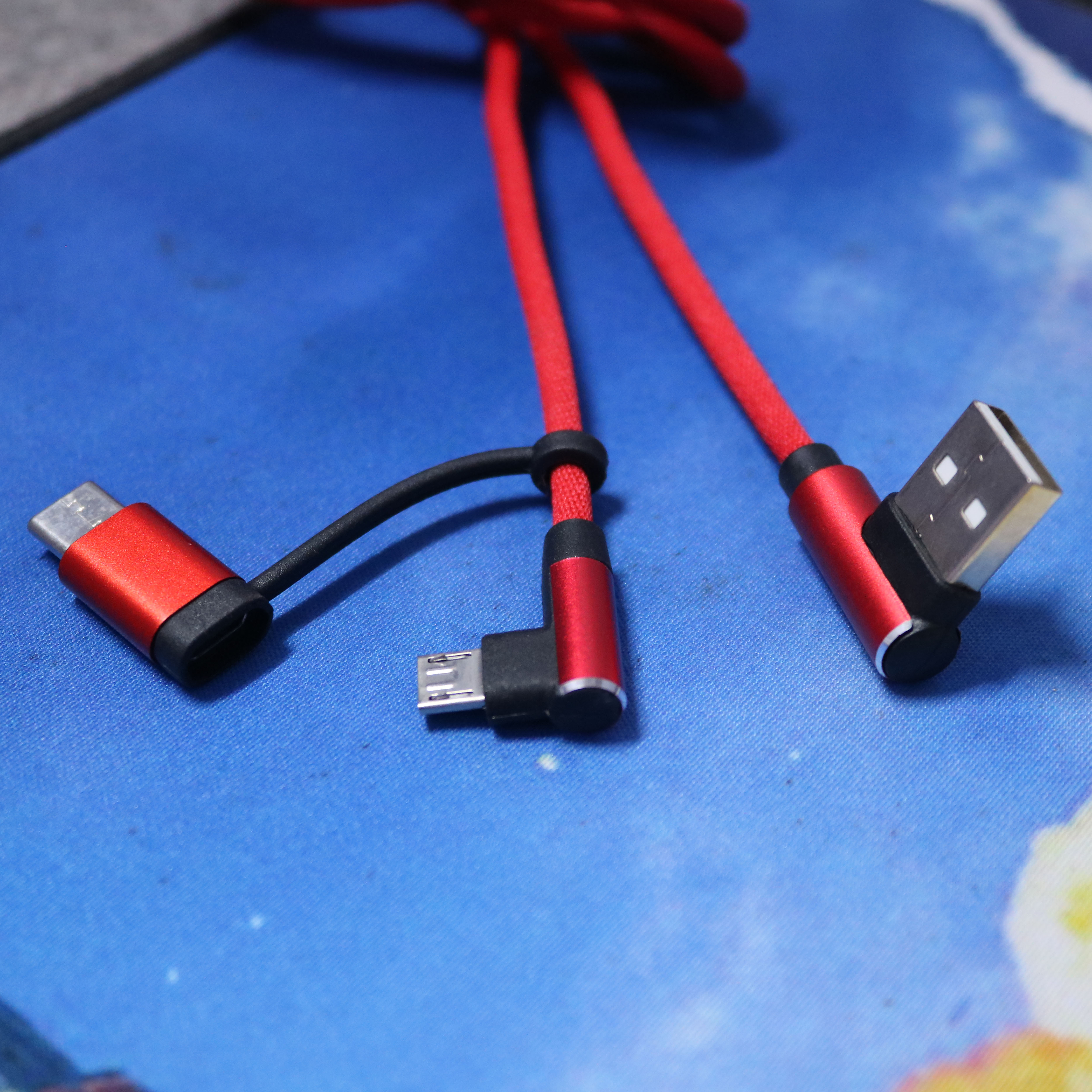 2 in 1 Micro Type B And Type C Fast Charging Cable And Data Cable. 