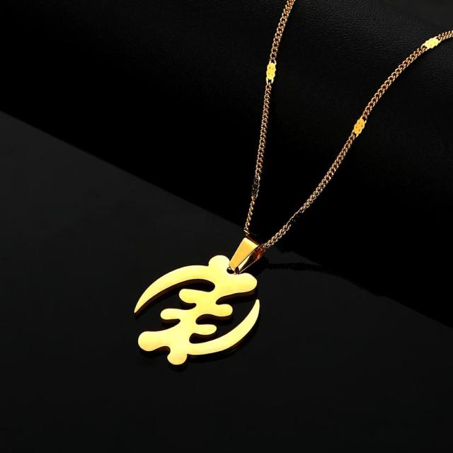 Gye nyame gold pendant Outlet
