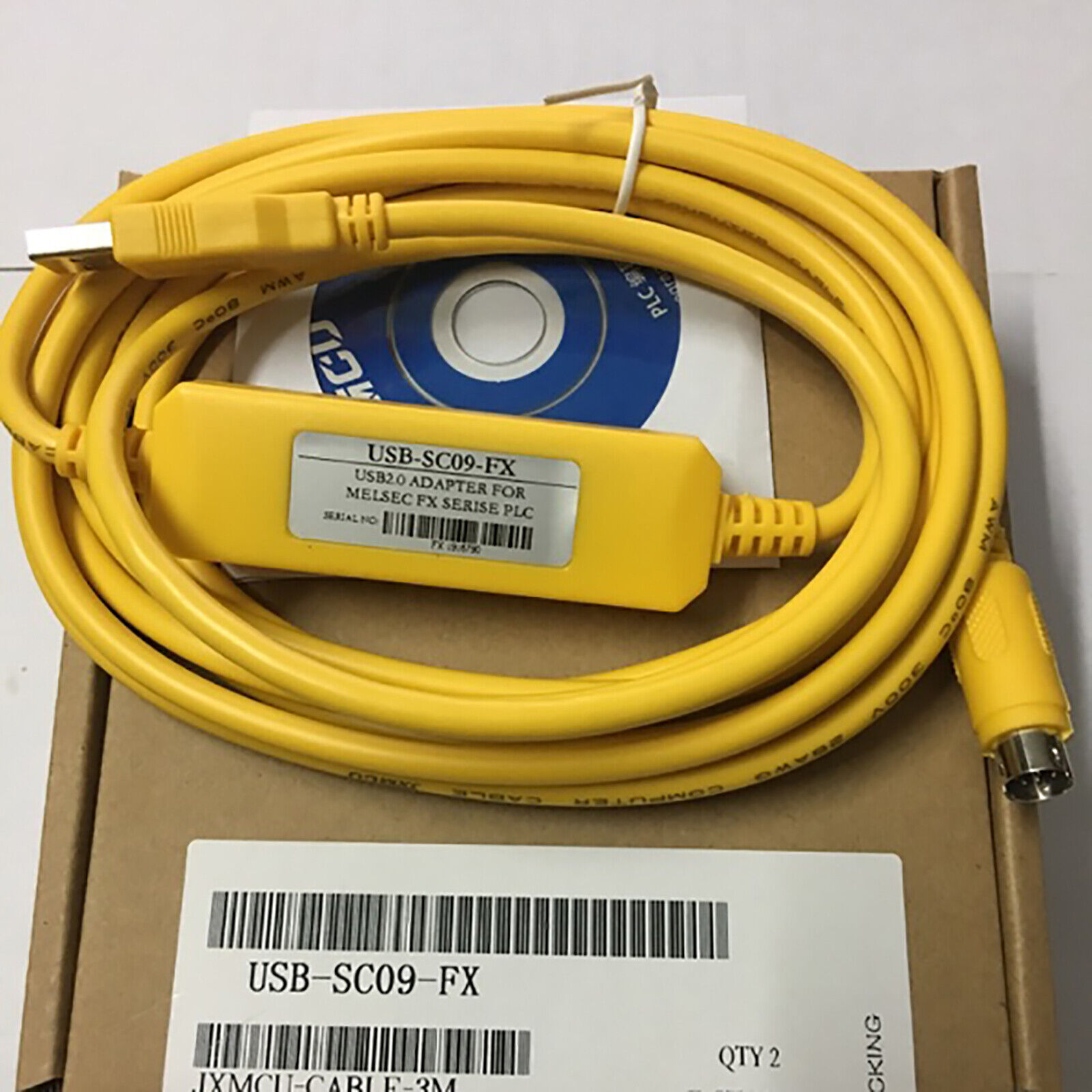 3M Programming Cable USB-SC09-FX  for Mitsubishi FX1S FX1N FX2N FX3U PLC