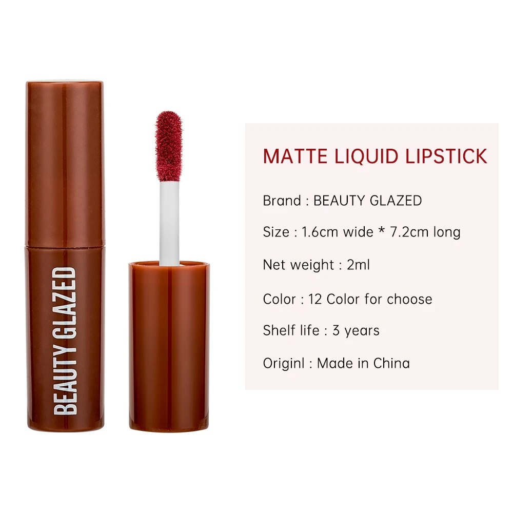 Beauty Glazed Chocolate Matte Liquid Lipstick H9888d91c4c914563945459ff5c9d8107R