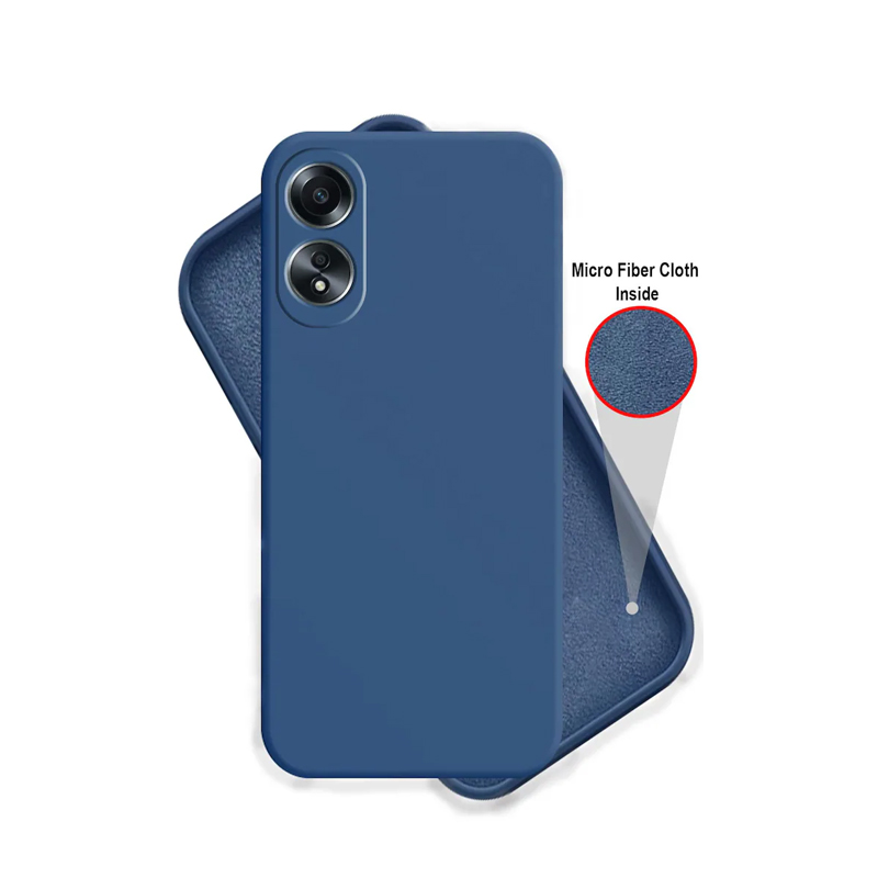 For OPPO A78 4G Phone Case Macaron Color Liquid Silicone Shockproof Soft Case For OPPO A78 Back Cover. 