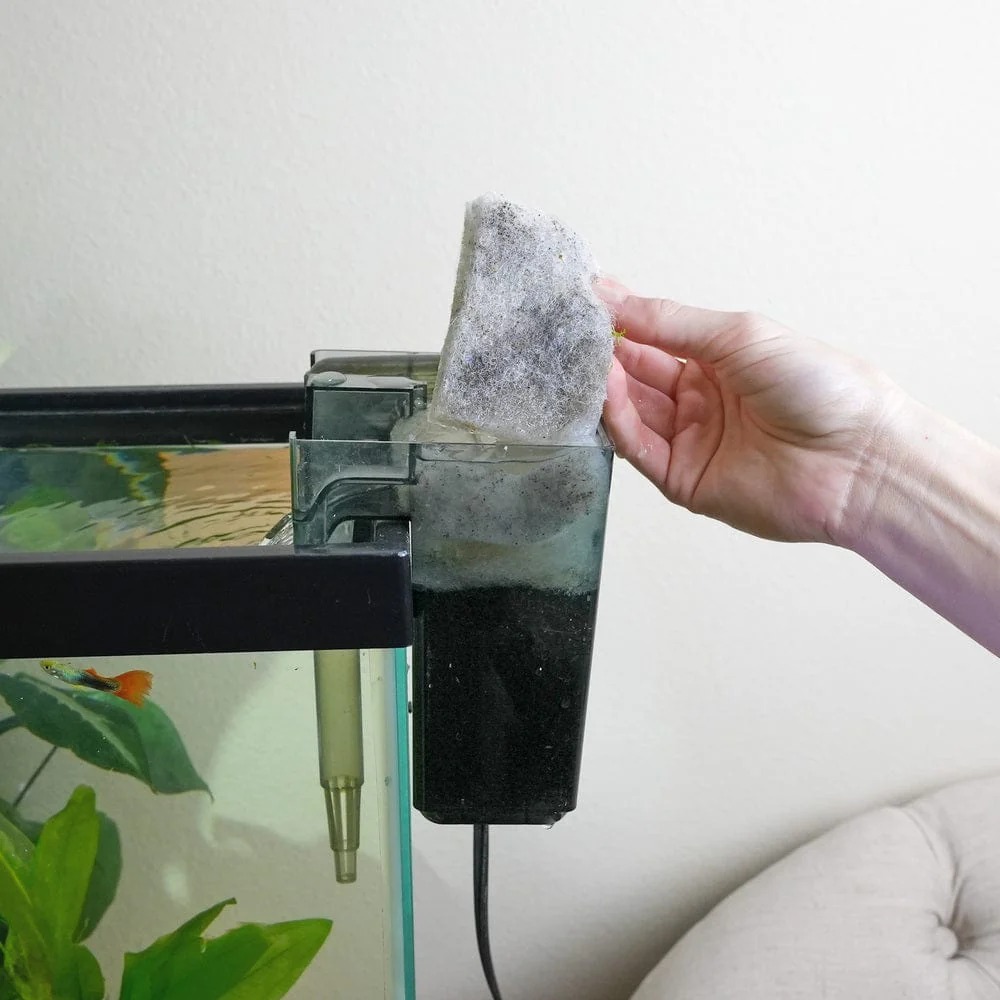 Aquarium Filter Floss or Synthetic Cotton-size 1 Square fit -fastest and most efficient way to achieve crystal clear water. 
