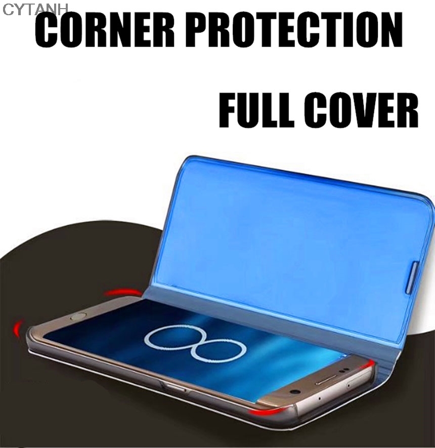 Y11 Smart Mirror Flip Cover For vivo Y11 2019 Case Hot Luxury For vivo 1906 1906_20 6.35 inches Phone Case. 