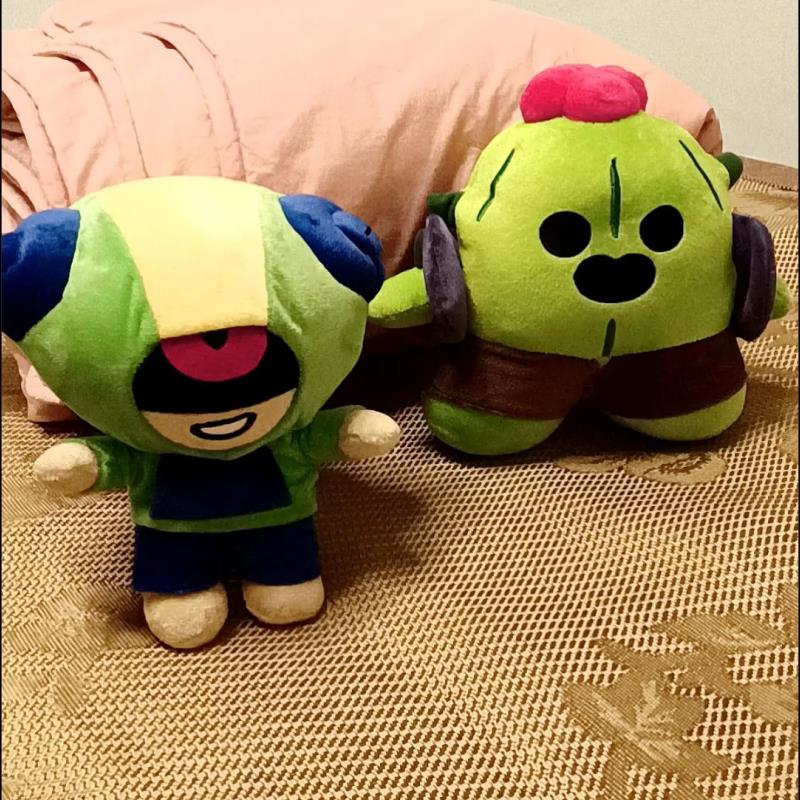 Coc 25cm Plush Toy Supercell Leon Spike Cotton Pillow Dolls Game Characters Game Peripherals Gift For Children Clash Of Clans