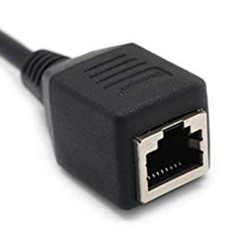 ZOROOM VGA to RJ45 Adapter Network Cable to VGA Network Cable Connector Monitor to Network Cable Connector VGA Extender. 