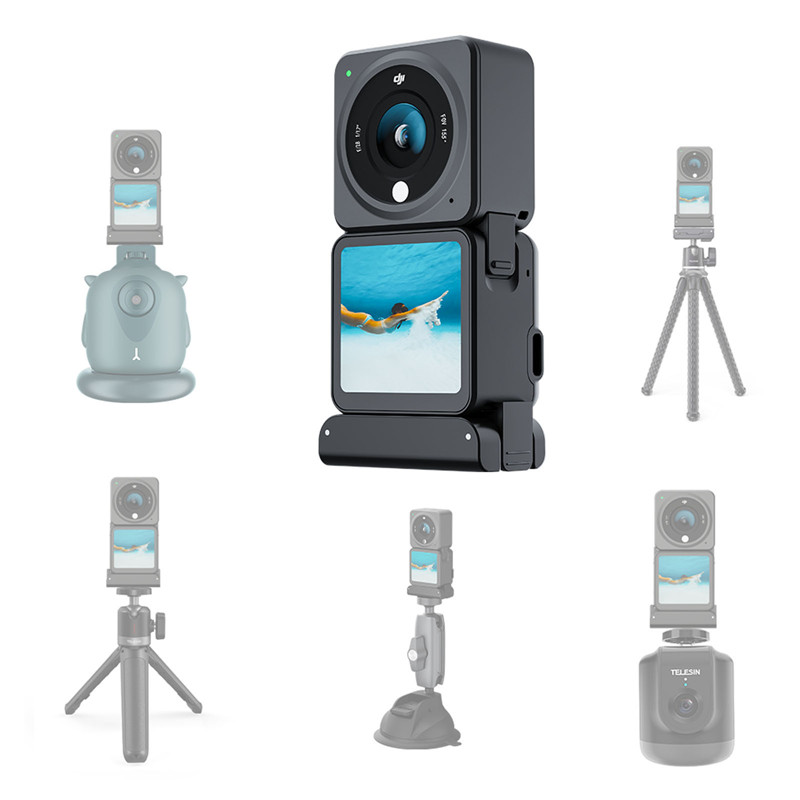 for Action 5 Pro Adapter Magnetic Ball-Joint Bracket Holder 1/4 interface Mount for DJI Osmo Action 5 4 3 Camera Accessories. 