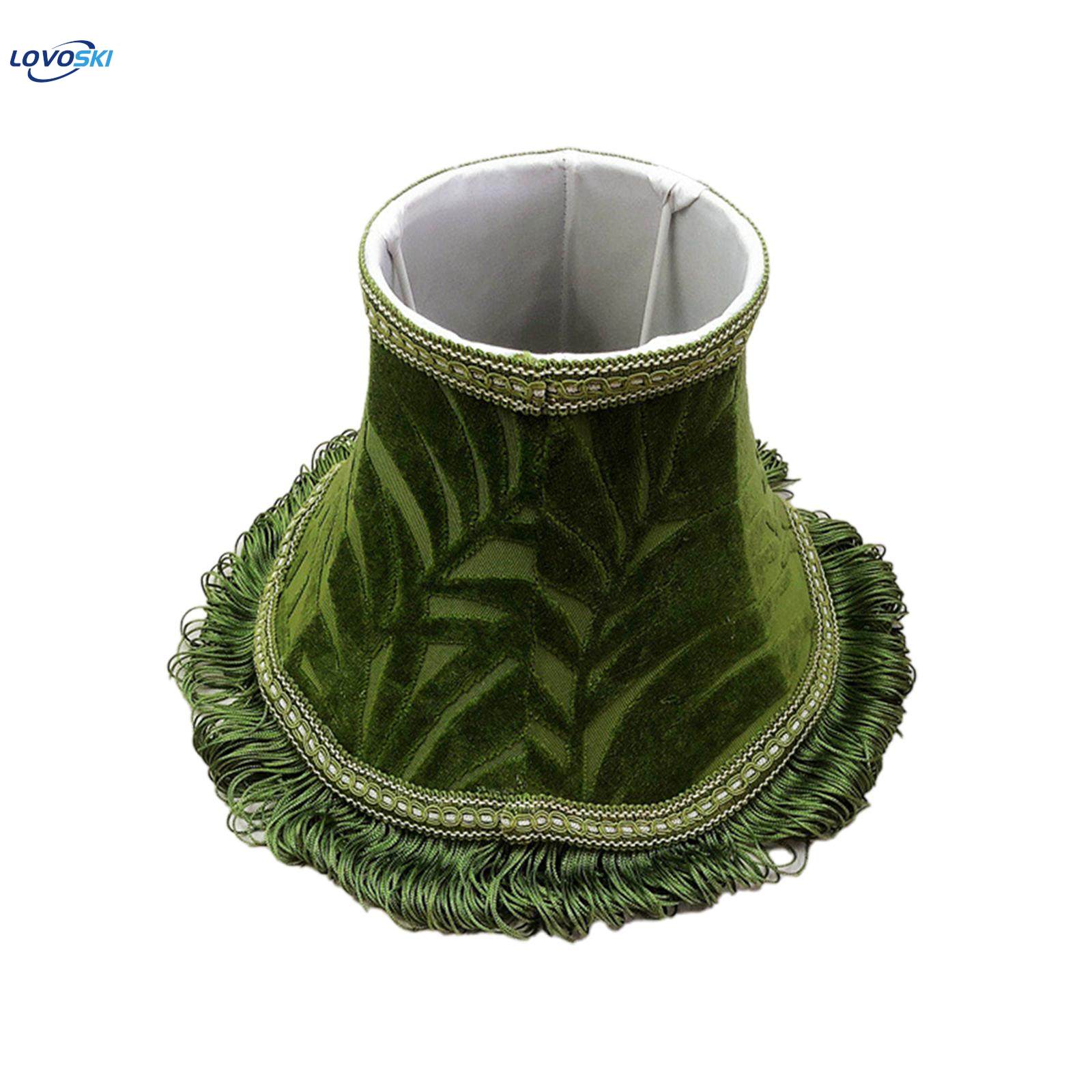 Lamp Shade Lampshade Geometric Fringed 70S for Bedside Living Room Dome. 