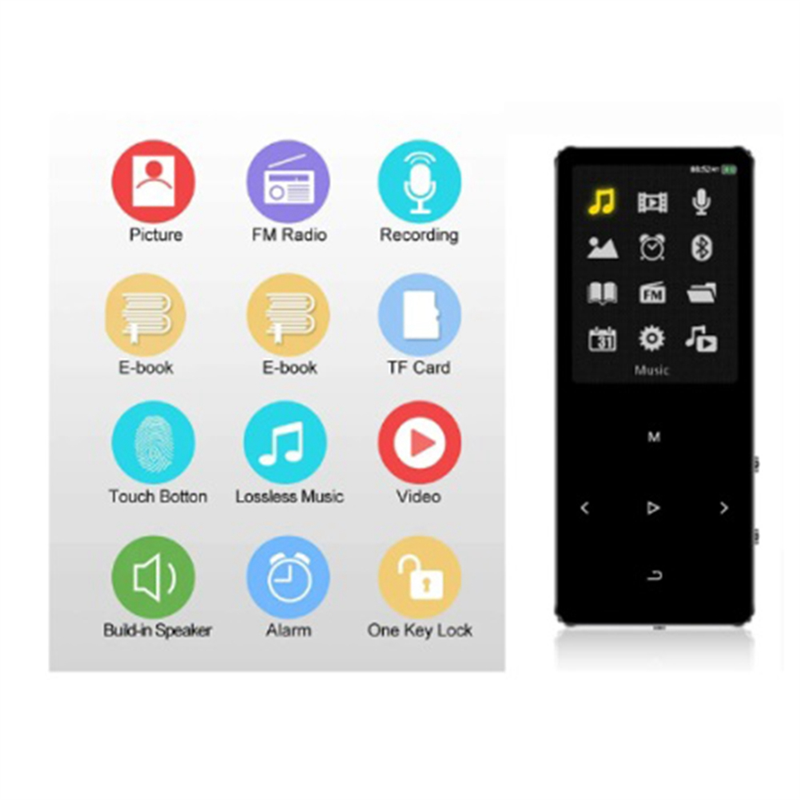 X2 Support Bluetooth 4.2 Lossless MP3 Player 40GB HiFi Portable Audio Walkman with FM Radio EBook Voice Recorder, Fine Workmanship. 