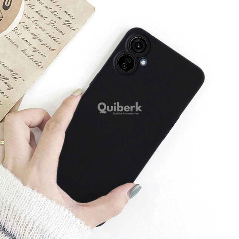 Quiberk for Tecno Spark 9T Shockproof Anti-Slip Soft TPU Sandstone Matte Back Case Cover. 