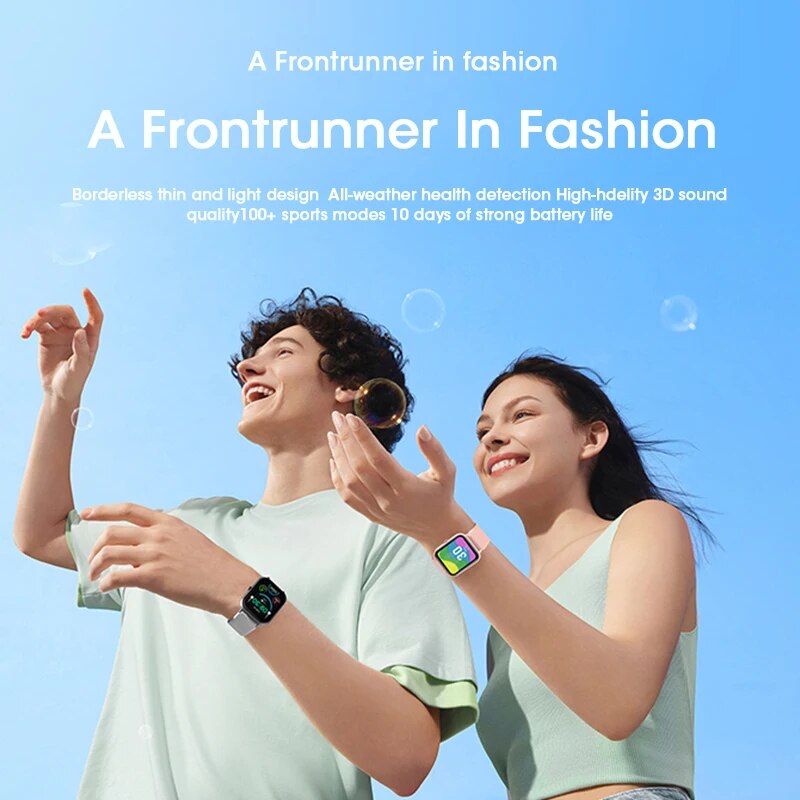 For Android IOS Universal 1.83 Inch Bluetooth Call Smartwatch Men Support 120 Sport 2023 New Women Rotary Keys Smart Watch +Box. 