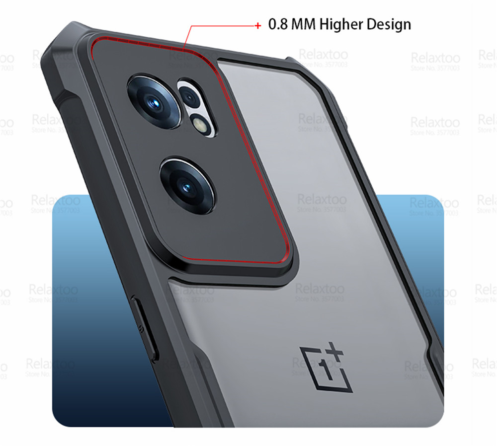 For OnePlus Nord CE 2 5G Case Transparent Acrylic Back Phone Cover One Plus NordCE 2 Nord CE2 NordCE2 6.43 Camera Protect Coque. 
