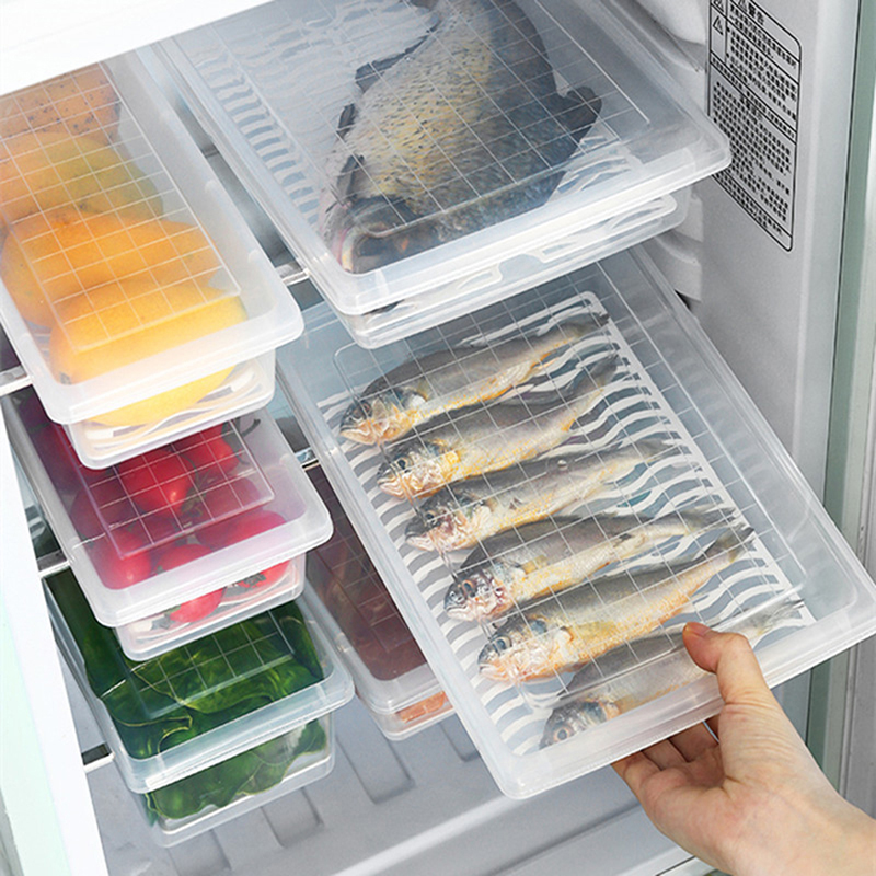 Refrigerator Fish Drip Box Kitchen Classification Storage Box Fridge Box